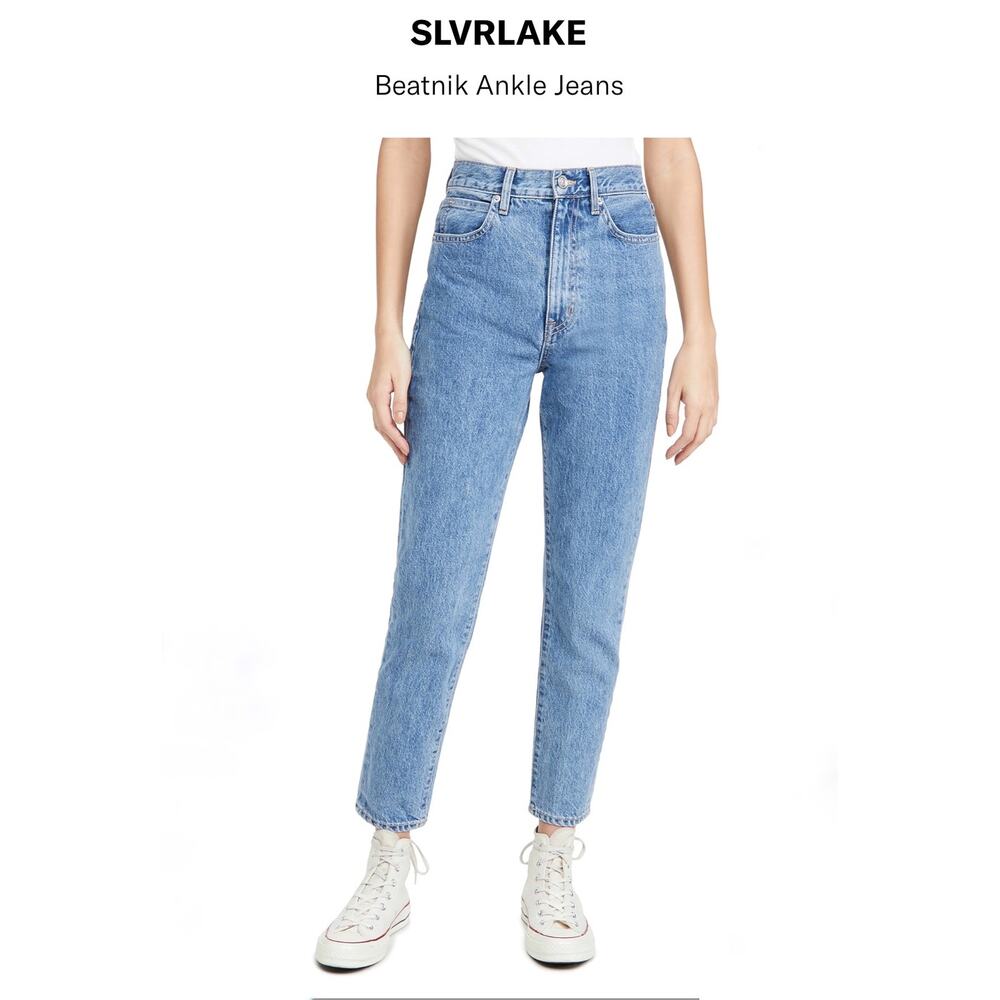 SLVRLAKE BEATNIK ANKLE JEANS HIGH RISE WOMEN SIZE 28 - Picture 4 of 16